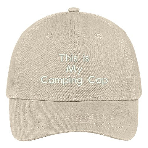 Trendy Apparel Shop This is My Camping Cap Embroidered Brushed 100% Cotton Baseball Cap