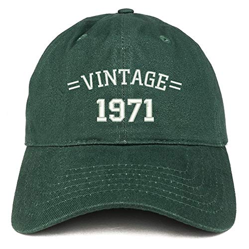 Trendy Apparel Shop Vintage 1971 50th Birthday Baseball Cap