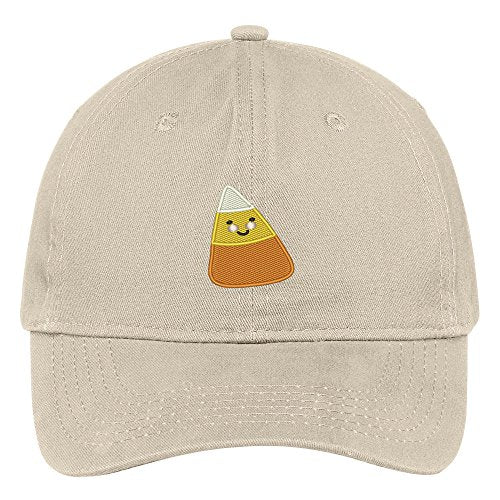 Trendy Apparel Shop Candy Corn Embroidered Halloween Themed Cotton Baseball Cap