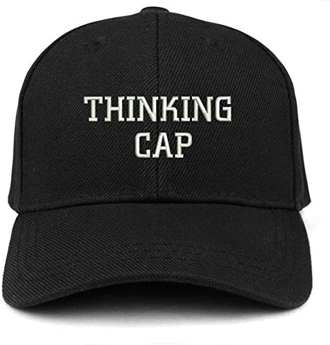 Trendy Apparel Shop Thinking Cap Embroidered Youth Size Kids Structured Baseball Cap