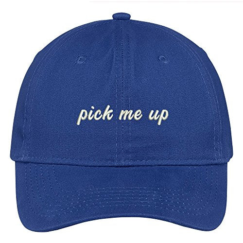 Trendy Apparel Shop Pick Me Up Embroidered Buckle Adjustable Cotton Cap