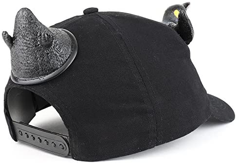 Trendy Apparel Shop 3D Penguin Front and Back Funny Animal Costume Baseball Cap