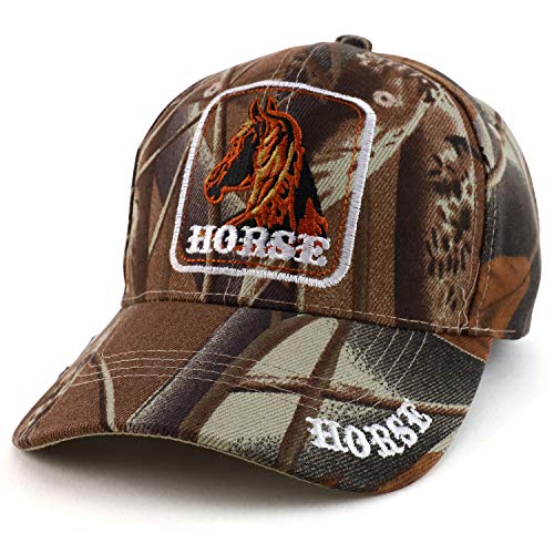 Trendy Apparel Shop Horse Box Embroidered Structured Baseball Cap