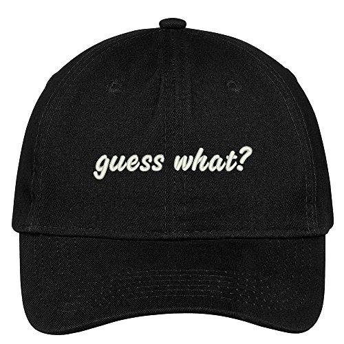 Trendy Apparel Shop Guess What? Embroidered Dad Hat Adjustable Cotton Baseball Cap