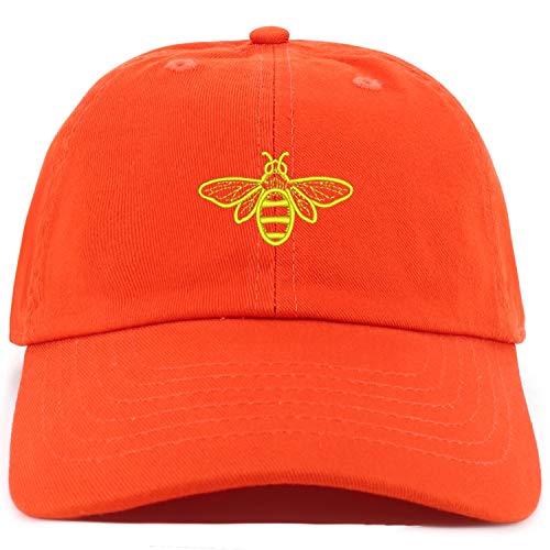Trendy Apparel Shop Youth Sized Bee Embroidered Adjustable Unstructured Baseball Cap