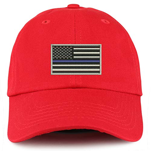 Trendy Apparel Shop Youth USA TBL Flag Unstructured Cotton Baseball Cap