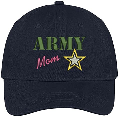 Trendy Apparel Shop Army Mom Embroidered Cap Premium Cotton Dad Hat