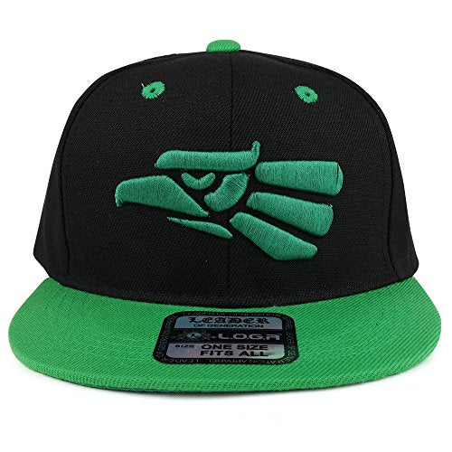 Trendy Apparel Shop Youth Size Hecho En Mexico 3D Embroidered Flat Bill Snapback Cap