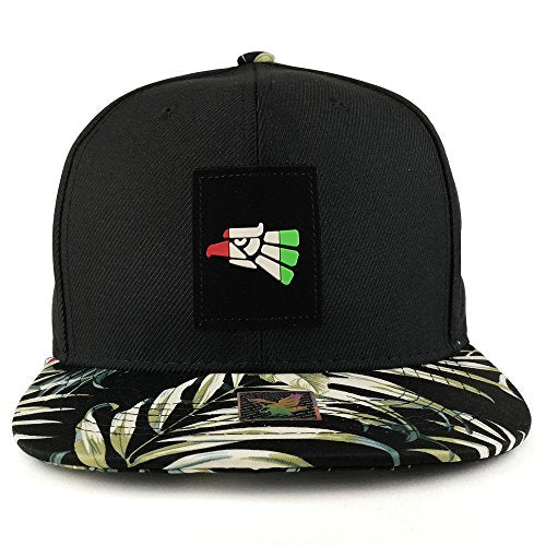 Trendy Apparel Shop Hecho en Mexico Rubber Patched Flatbill Snapback Cap