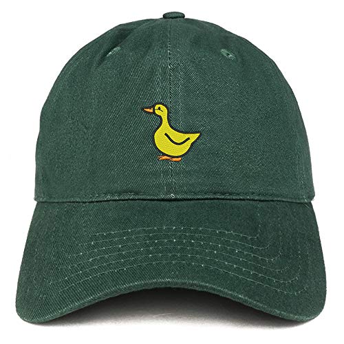Trendy Apparel Shop Quack Embroidered Unstructured Cotton Dad Hat