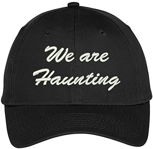 Trendy Apparel Shop Haunting Embroidered Adjustable Baseball Cap