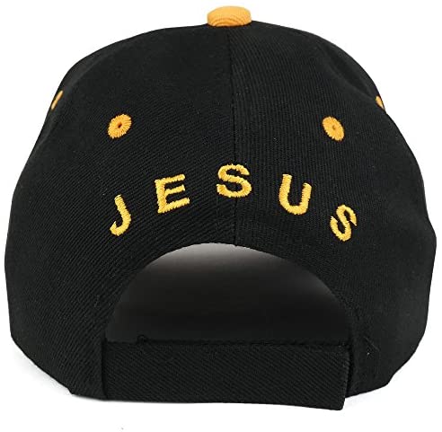 Trendy Apparel Shop John 3:16 Christian Verse 3-D Embroidered Jesus Baseball Cap