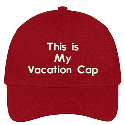 Trendy Apparel Shop Vacation Cap Embroidered Brushed 100% Cotton Baseball Cap