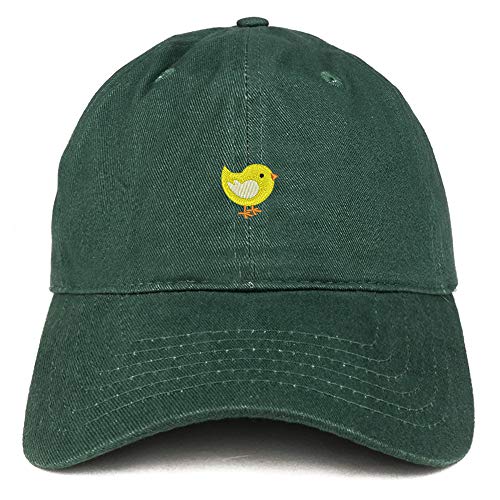 Trendy Apparel Shop Chick Embroidered Soft Crown 100% Brushed Cotton Cap