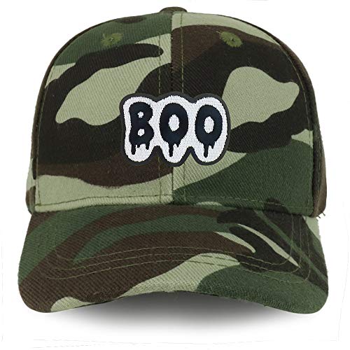 Trendy Apparel Shop Boo Patch Structured Infant Baseball Cap