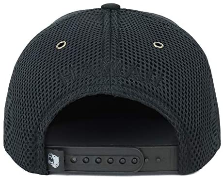 Trendy Apparel Shop 3D Hawaii Embroidered Cotton Micromesh Flatbill Snapback Cap