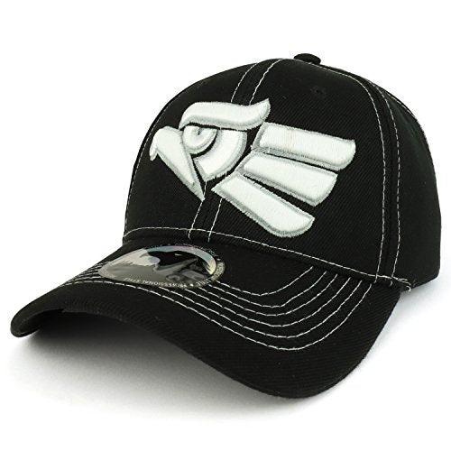 Trendy Apparel Shop Hecho EN Mexico Eagle 3D Embroidered Extend Outline Baseball Cap