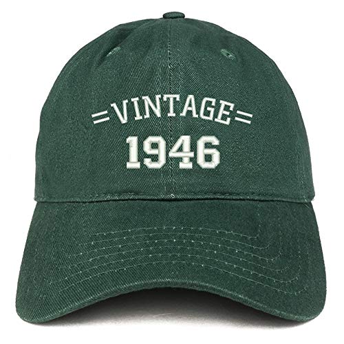 Trendy Apparel Shop Vintage 1946 75th Birthday Baseball Cap
