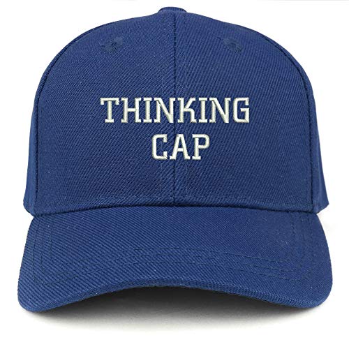 Trendy Apparel Shop Thinking Cap Embroidered Youth Size Kids Structured Baseball Cap