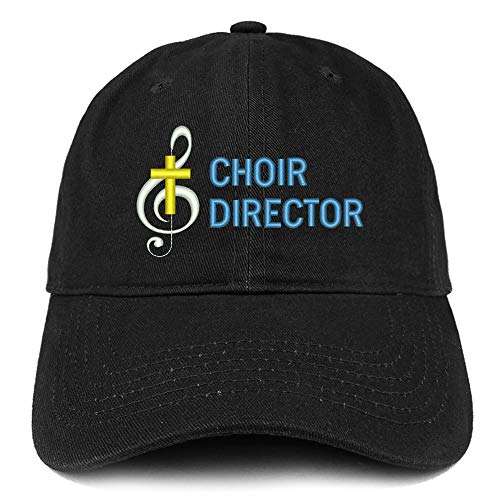 Trendy Apparel Shop Choir Director Embroidered Soft Crown 100% Brushed Cotton Cap
