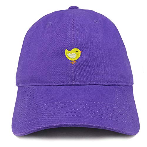 Trendy Apparel Shop Chick Embroidered Soft Crown 100% Brushed Cotton Cap