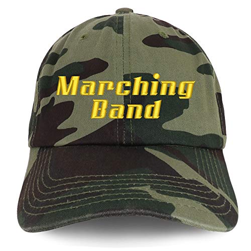 Trendy Apparel Shop Marching Band Embroidered Soft Crown 100% Brushed Cotton Cap