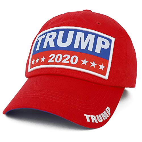Trendy Apparel Shop Trump 2020 Square Election Campaign Patch Baseball Cap