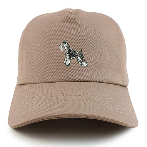 Trendy Apparel Shop Miniature Schnauzer Dog Unstructured 5 Panel Baseball Cap