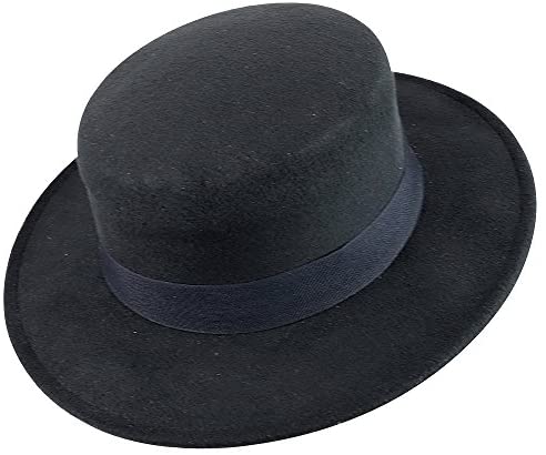 Trendy Apparel Shop Women's Poly Faux Felt Panama Hat with Text 'Cash ME Outside' Underbrim - Black