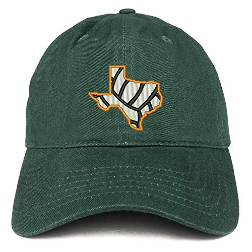 Trendy Apparel Shop Texas Volleyball Embroidered Brushed Cotton Cap
