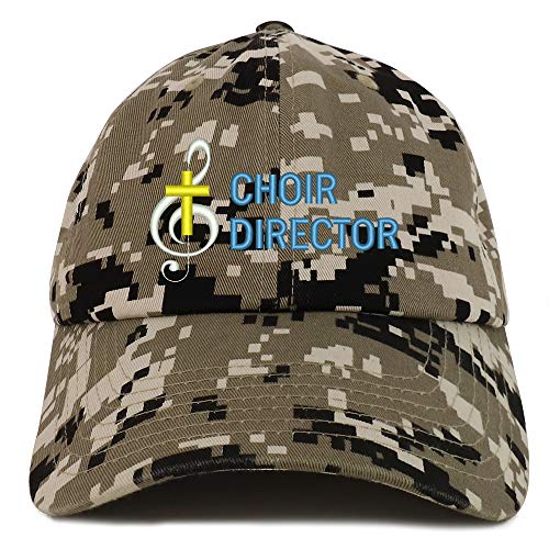 Trendy Apparel Shop Choir Director Embroidered Soft Crown 100% Brushed Cotton Cap