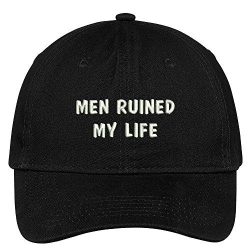 Trendy Apparel Shop Men Ruined My Life Embroidered Soft Low Profile Cotton Cap Dad Hat