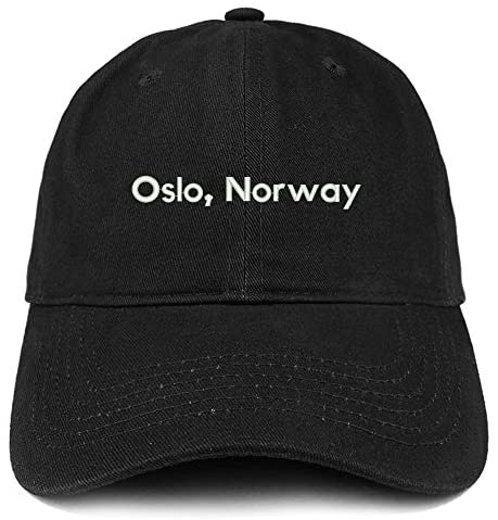 Trendy Apparel Shop Oslo Norway Embroidered Cotton Unstructured Dad Hat