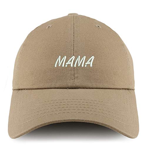 Trendy Apparel Shop Mama Embroidered Solid Adjustable Unstructured Dad Hat