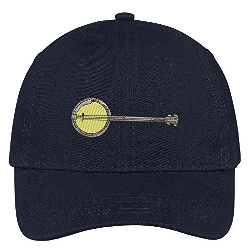 Trendy Apparel Shop Banjo Embroidered Low Profile Soft Cotton Brushed Baseball Cap