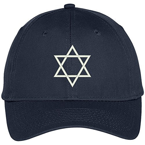 Trendy Apparel Shop Jewish Star of David Symbol Embroidered Baseball Cap
