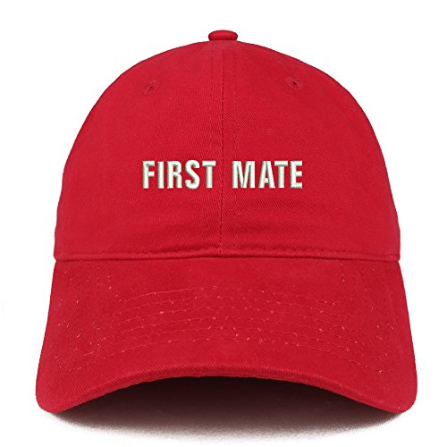 Trendy Apparel Shop First Mate Embroidered 100% Soft Brushed Cotton Low Profile Cap