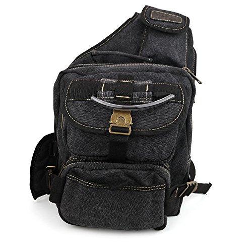 Trendy Apparel Shop Stylish Durable Multipurpose Canvas Sling Backpack