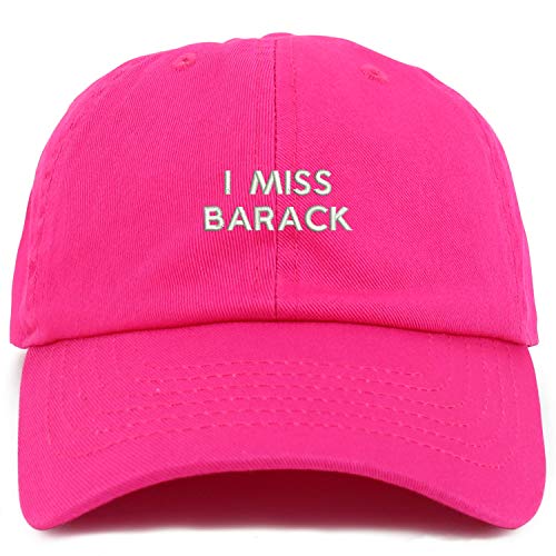 Trendy Apparel Shop Youth I Miss Barack Adjustable Soft Crown Baseball Cap