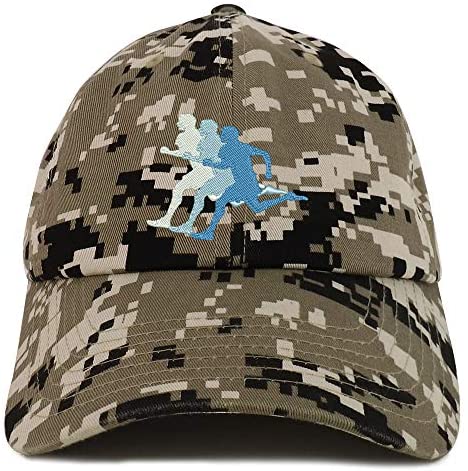 Trendy Apparel Shop Runner Embroidered Soft Crown 100% Brushed Cotton Cap