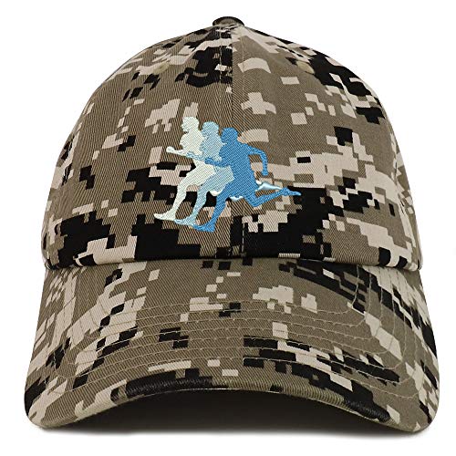 Trendy Apparel Shop Runner Embroidered Soft Crown 100% Brushed Cotton Cap
