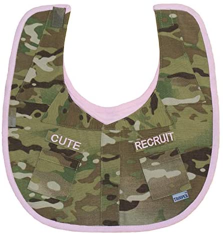Trendy Apparel Shop Infant Cute Recruit Camouflage Bib - Camo
