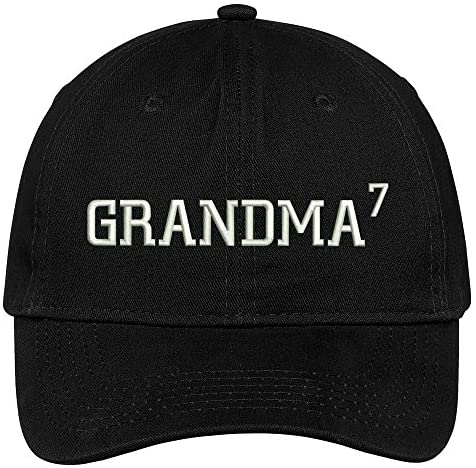 Trendy Apparel Shop Grandma Of 7 Grandchildren Embroidered 100% Quality Brushed Cotton Baseball Cap