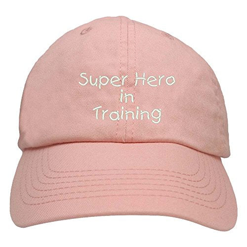 Trendy Apparel Shop Super Hero in Training Embroidered Youth Size Cotton Baseball Cap