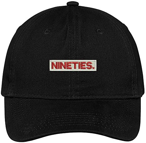 Trendy Apparel Shop Nineties Embroidered Brushed Cotton Dad Hat Cap