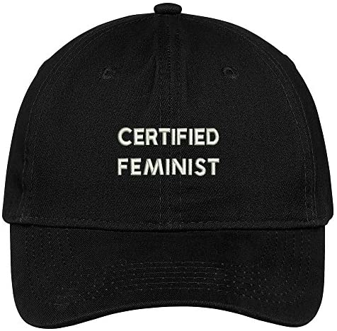 Trendy Apparel Shop Certified Feminist Embroidered Cap Premium Cotton Dad Hat