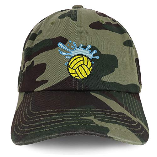 Trendy Apparel Shop Water Polo Splash Soft Crown 100% Brushed Cotton Cap