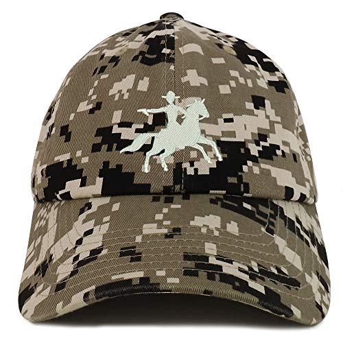 Trendy Apparel Shop Shooting Cowboy Soft Crown 100% Brushed Cotton Cap