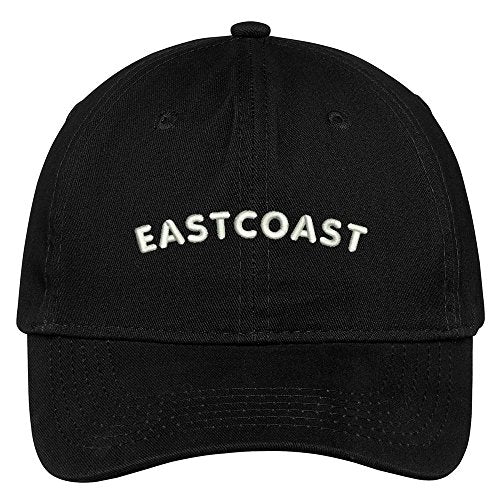 Trendy Apparel Shop Eastcoast Embroidered Brushed Cotton Adjustable Cap