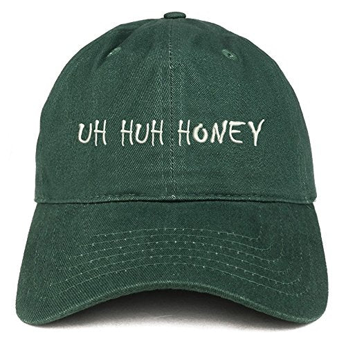 Trendy Apparel Shop Huh Honey Embroidered Brushed Cotton Adjustable Cap